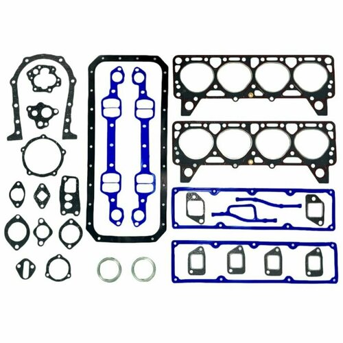 Комплект прокладок двигателя для а/м ЗИЛ-130 (пгбц с герметиком) полный, силикон (20 наименований)