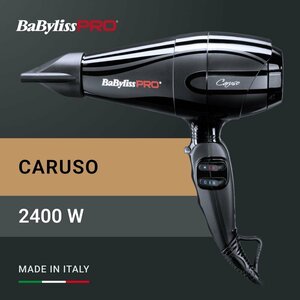 Профессиональный фен BaByliss Pro Caruso BAB6520RE (Италия), 2400 Вт