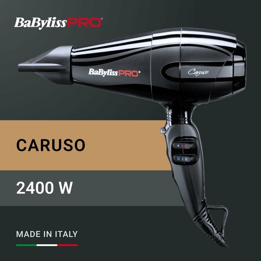 Фен Babyliss Pro Caruso черный (BAB6520RE) - фото №18