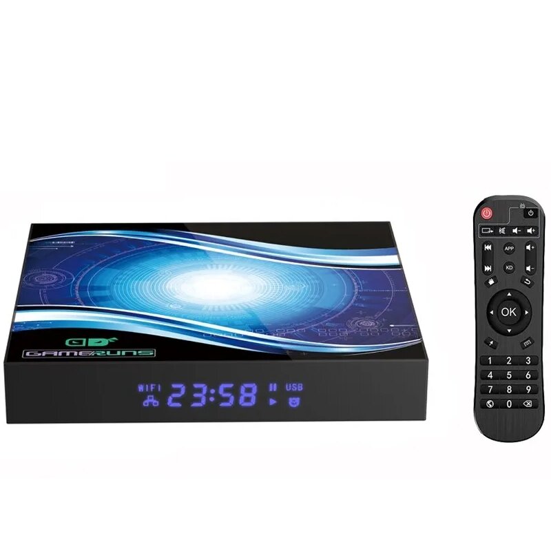 Смарт ТВ приставка T95 W2 2/16GB Amlogic S905W2 Android 11.0 Wi-Fi 2.4/5GHz AV1 Smart TV Box 4K UHD Андроид ТВ бокс Медиаплеер