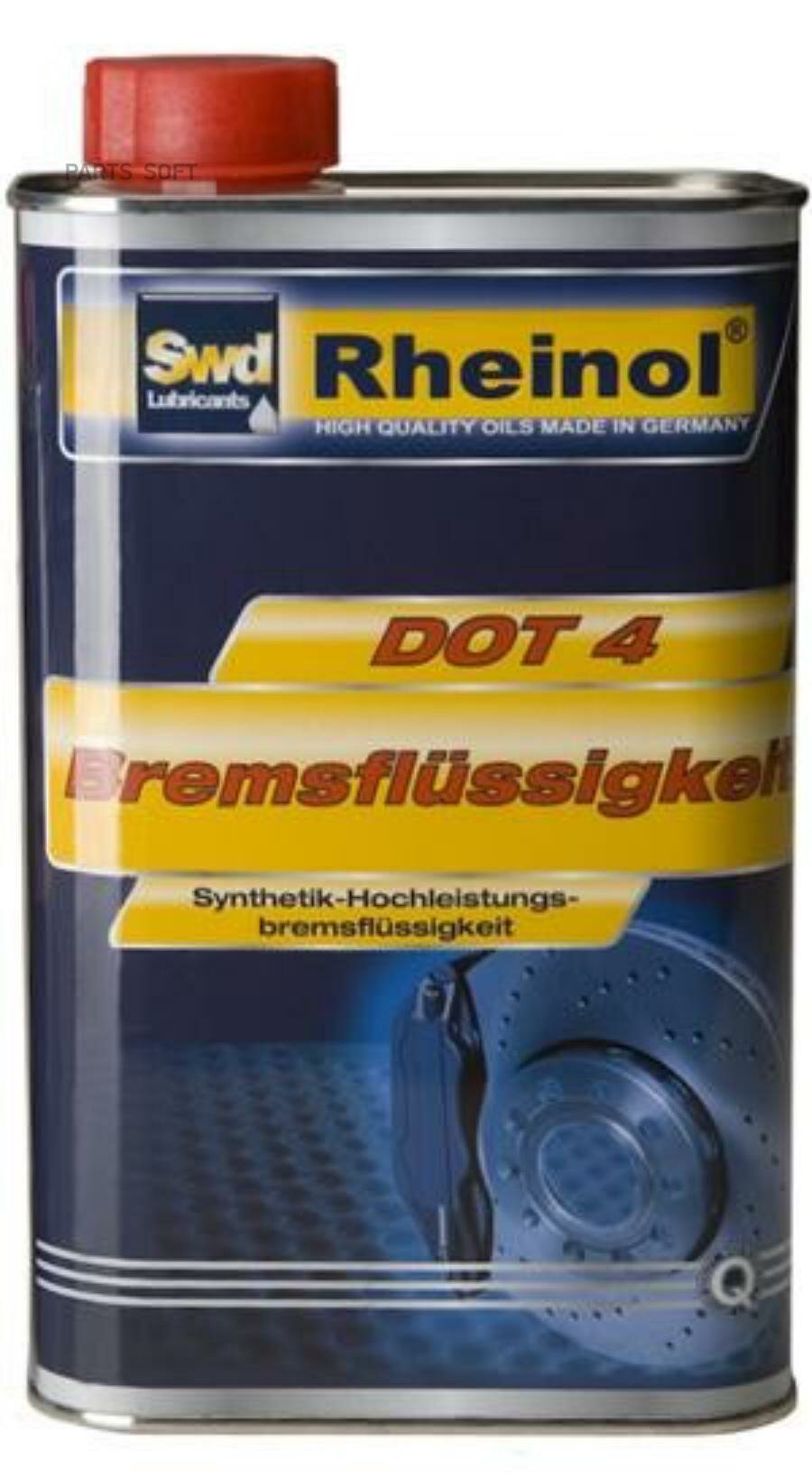 SWD RHEINOL 30770100 Тормозная жидкость Bremsflussigkeit DOT-4