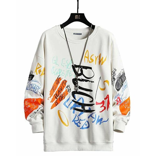 Свитшот JUMP CUTS, размер L, белый