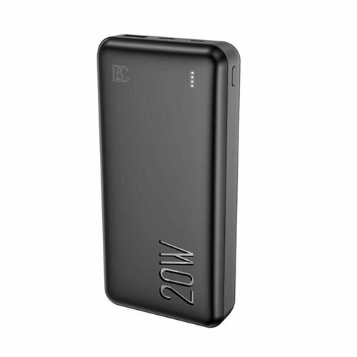 Внешний аккумулятор USB BC 20PB87 (20000 mAh/20W/QC3.0/PD/MicroUSB/Type-C) <черный> подарочная зажигалка повер банк в чехле я казак