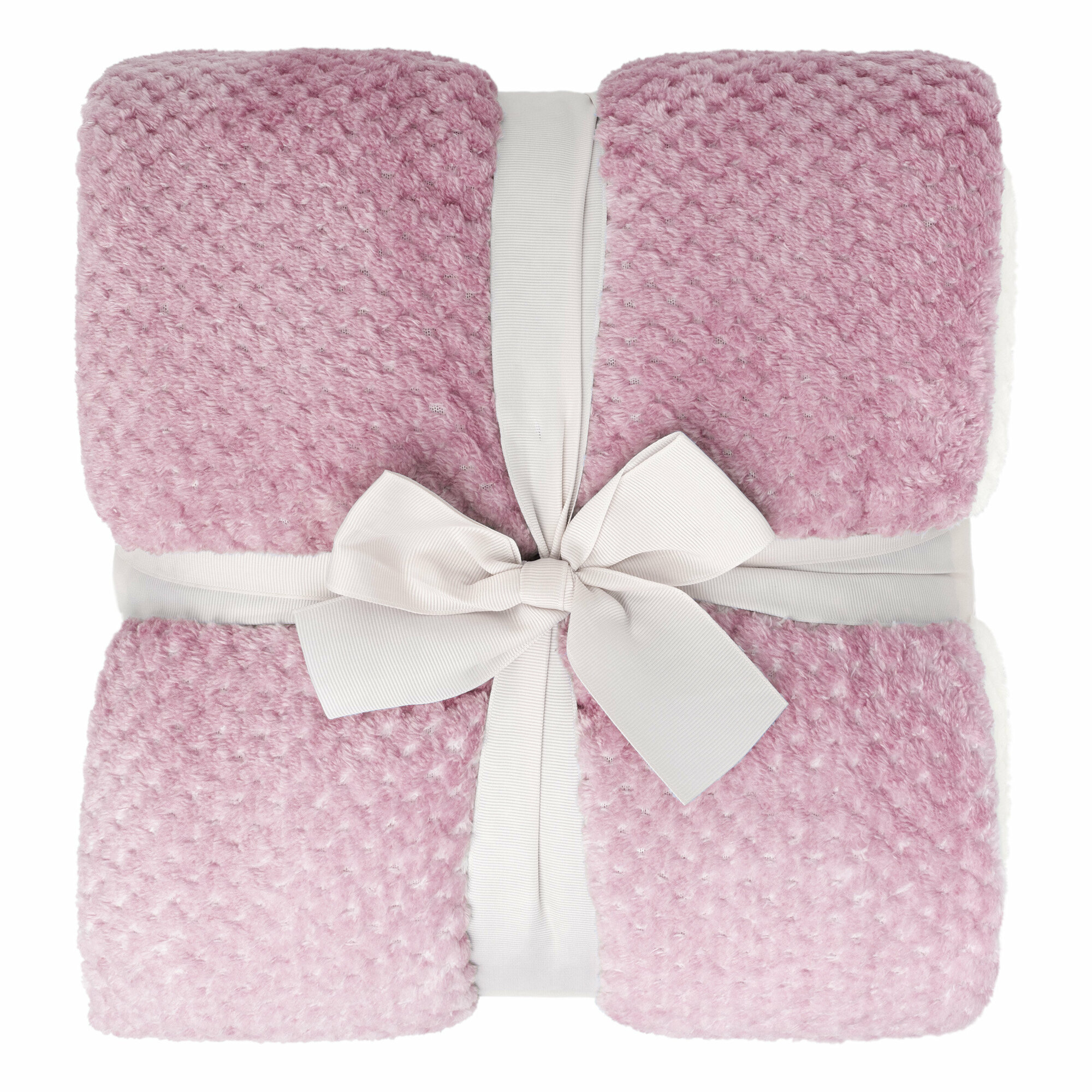 Плед LUCKY "Градиент" 150х200см, полиэстер 100%, цвет сиреневый — фото 1