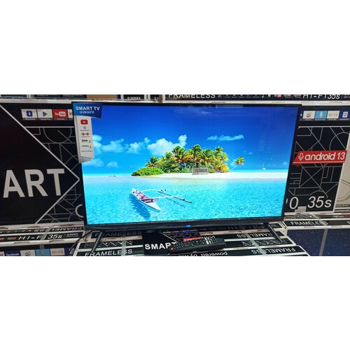 Телевизор Smart TV 35 HD с голосовым управлением bluetooth черный 1626000₽