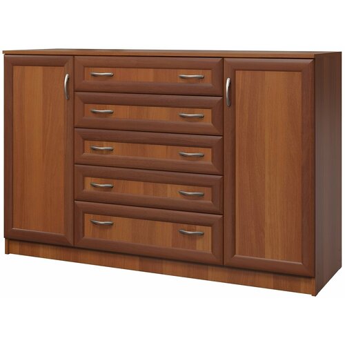 Комод с 5 ящиками и 2 дверцами Рио-2,5, ШхГхВ: 156х50х100 см