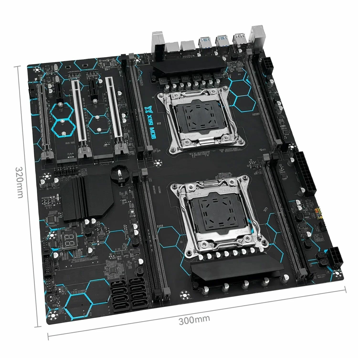 Материнская плата двухпроцессорная Machinist X99 MD8 DUAL — фото 1