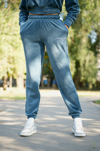 Изображение товара Брюки спортивные Брюки велюр вышивка INFERNO style Ж-018-000