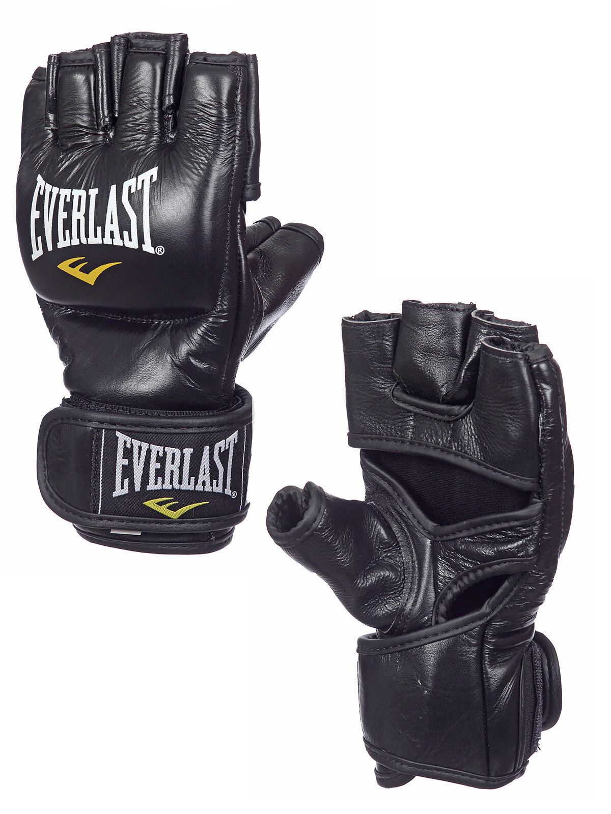 Перчатки ММА Everlast для детей и взрослых, размер M, цвет черный