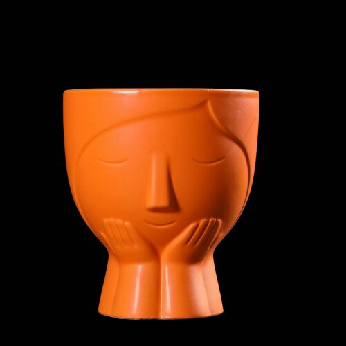 Горшок Оrange head д14 для комнатных растений от продавца горшечных растений LuxuryPlants 1232₽