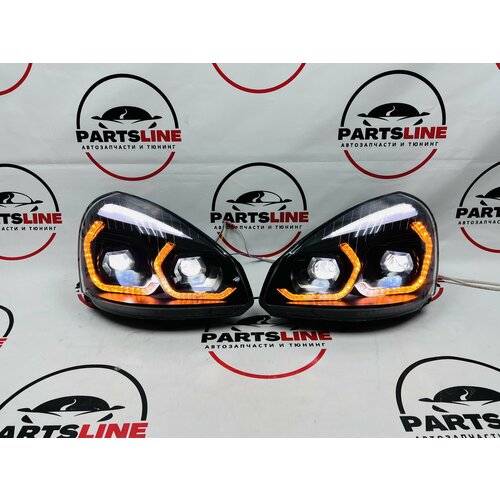 Передние фары Приора в стиле BMW 4 BI-LED модули комплект 28000₽