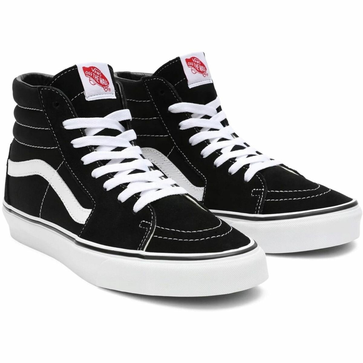 Кеды VANS UA SK8-HI, полнота F, размер 100, черный, белый — фото 1