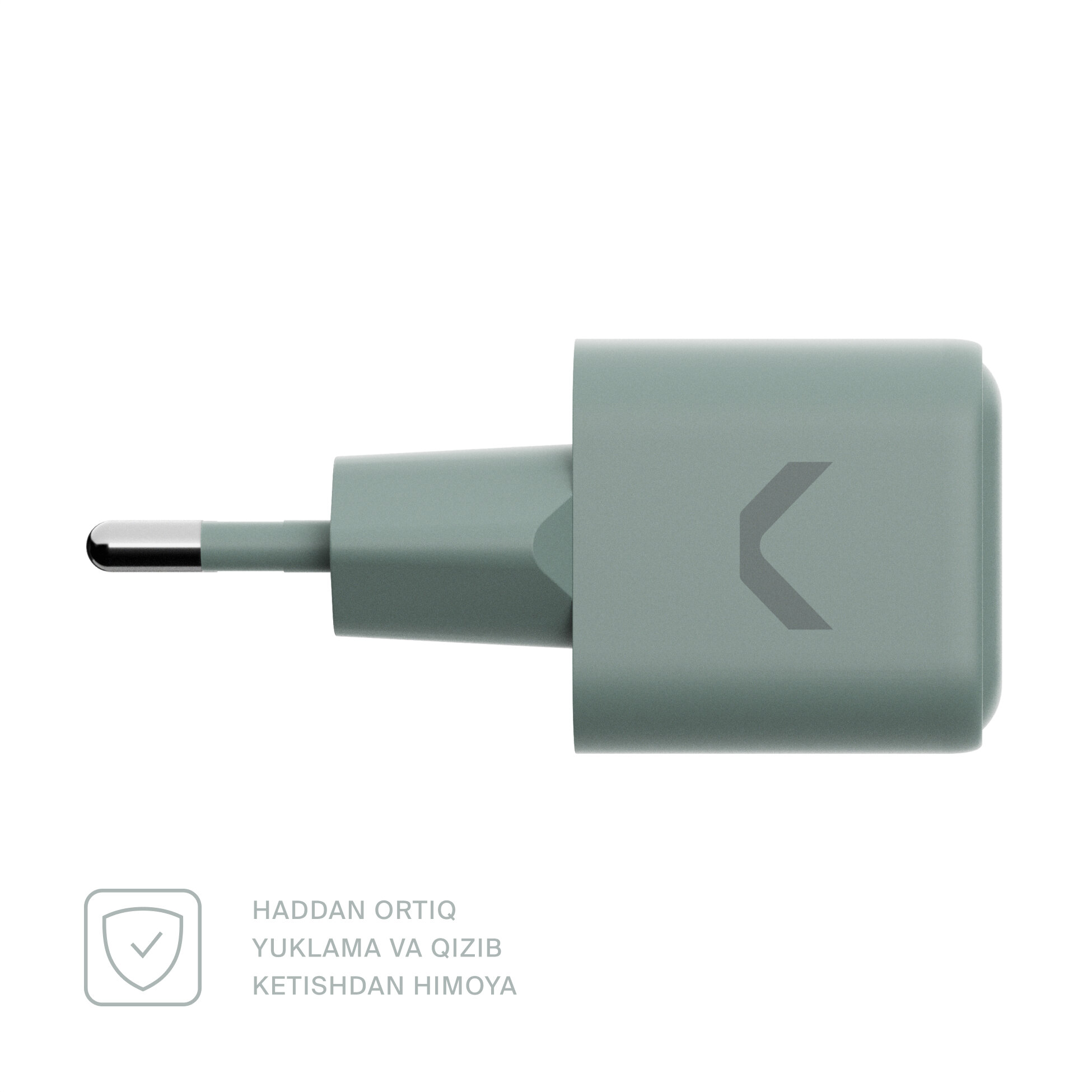 Быстрое зарядное устройство COMMO 35W Mini Charger 1xUSB-C, 35 Вт, Commo Gray — фото 1