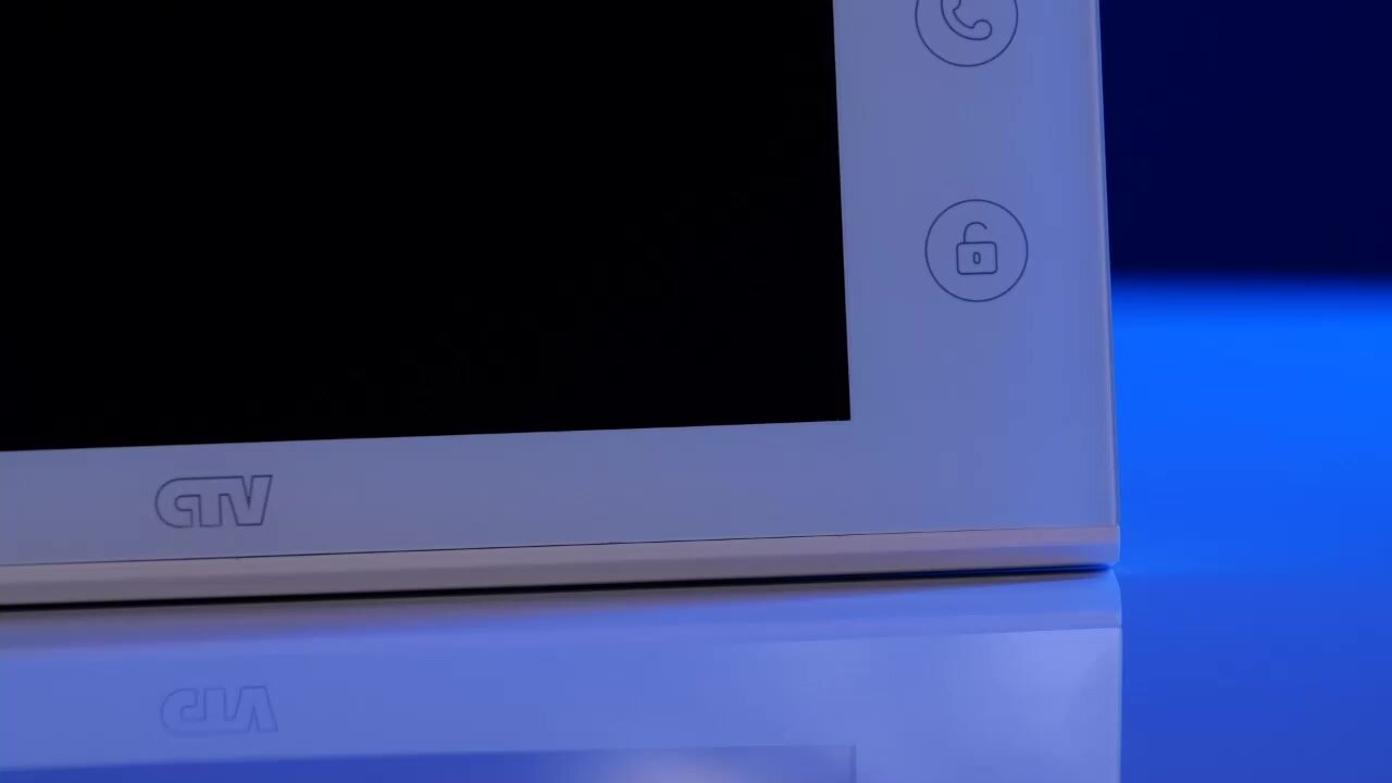 Видеодомофон для квартиры и частного дома CTV-M5700 с Wi-Fi и записью, белый — фото 1