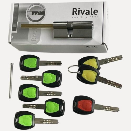 Изображение товара Цилиндр RIVALE S3D-G 60 мм. (30+30Ш) ключ/шток (1+2+5 ключей)