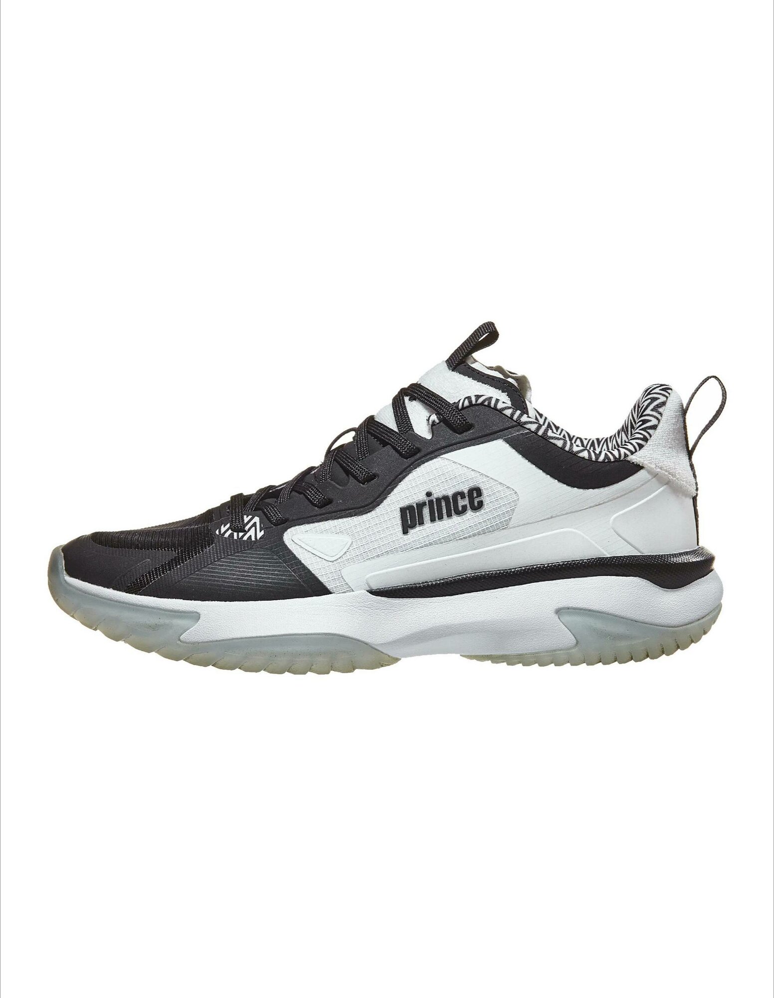 Кроссовки Prince 1 Low, полнота S (US)/ на узкую стопу, размер 35, черно-белые