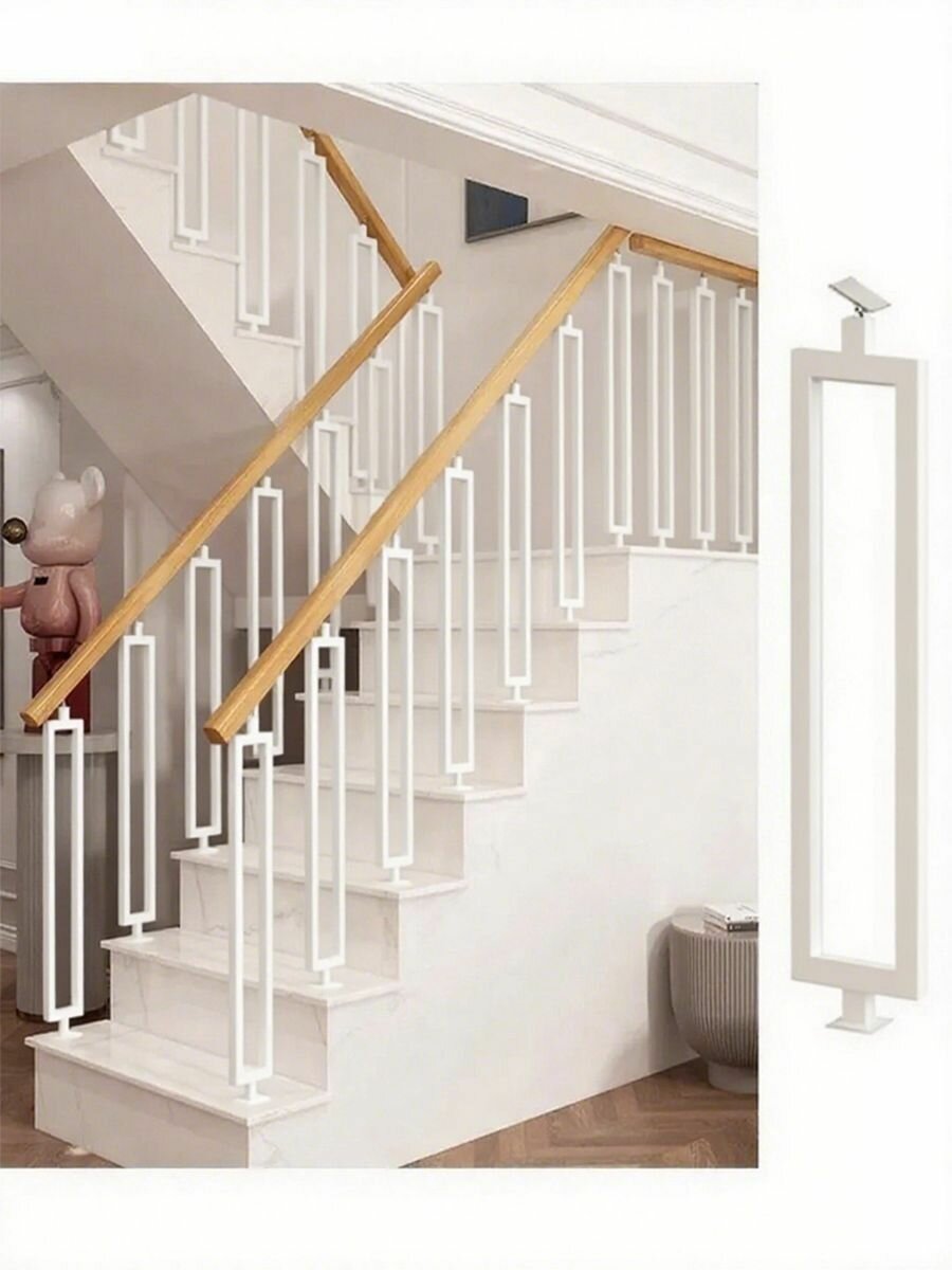 Современные золото кованые перила для лестниц и балконов 85/95cm ограждения для террас лофтов и крыльца 1 шт