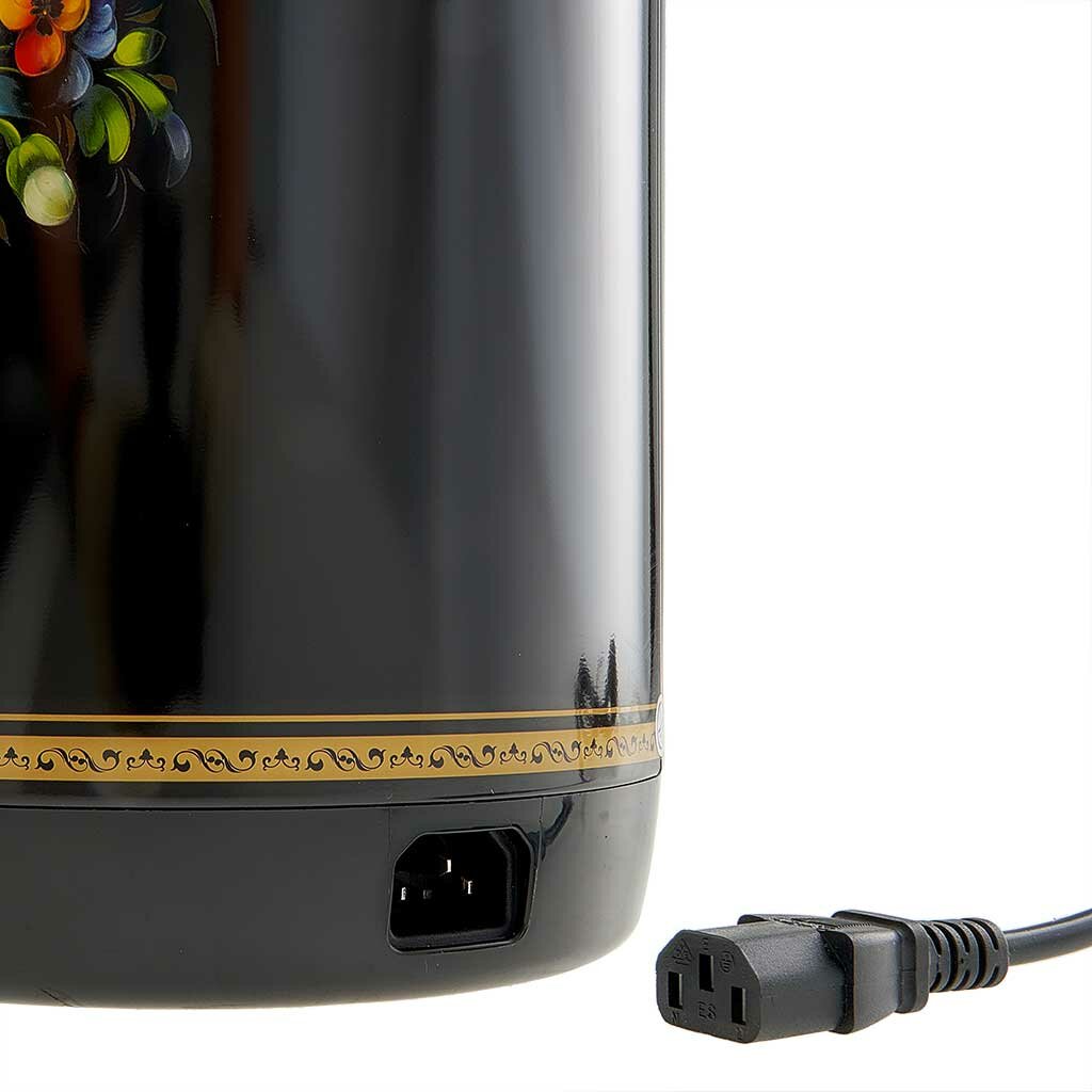 Термопот электрический 4.5 л Василиса ТП5-900 "Райские цветы" 750 Вт, черный — фото 1