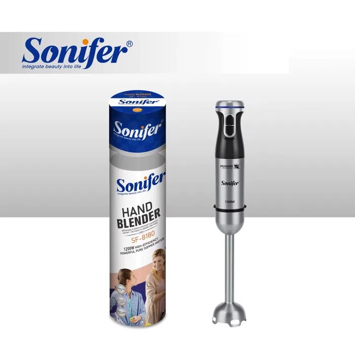 Блендер погружной Sonifer SF-8180, 1200Вт, турборежим, защита от перегрева