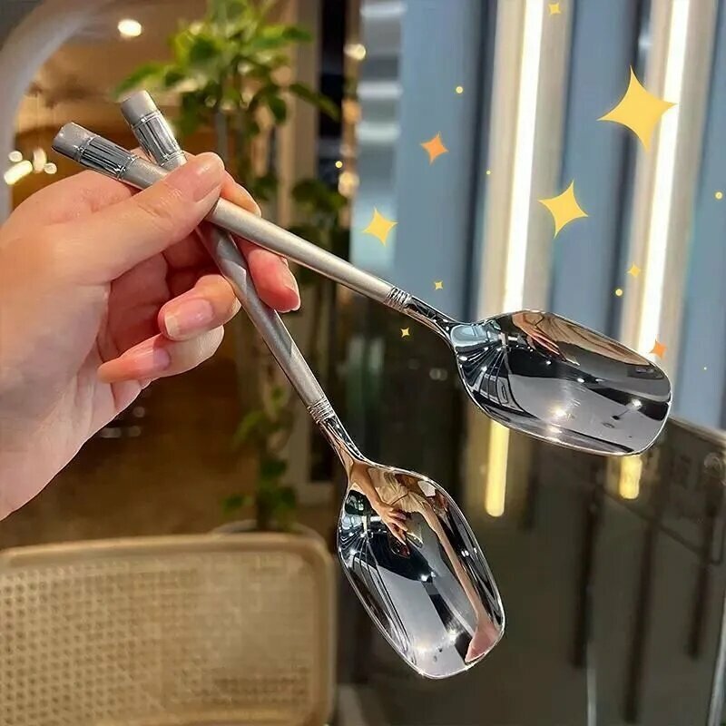 Нож столовый 2 предм. серебристый