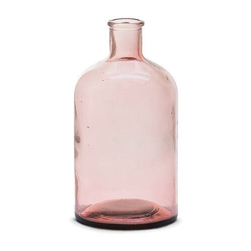 Ваза Flask pink стекло прозрачный d. 11,5 h. 22 Calligaris