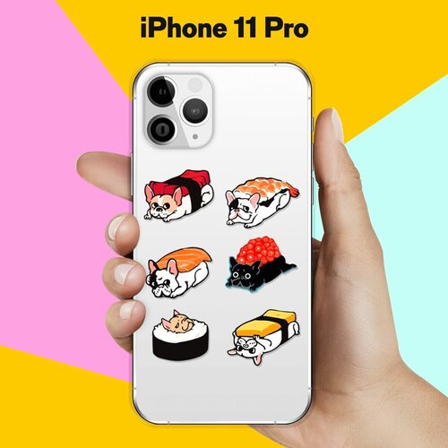 Силиконовый чехол Суши-собачки на Apple iPhone 11 Pro силиконовый чехол суши собачки на apple iphone 11