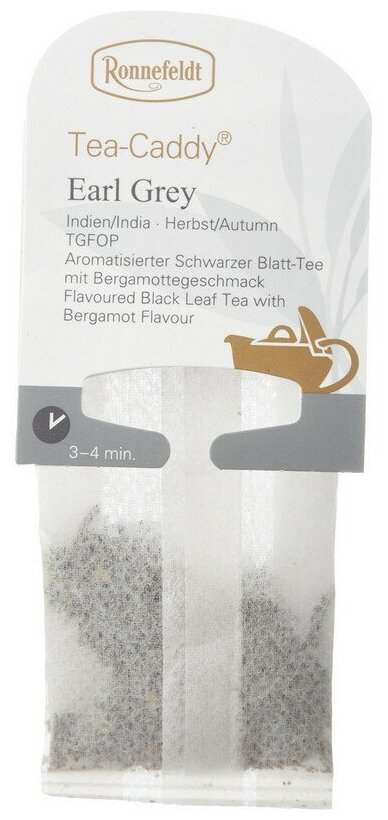 Ronnefeldt Чай Tea-Caddy Earl Grey черный листовой апроматизированный с бергамотом в в сашетах на чайник 20 шт х 3,9г. - фотография № 8