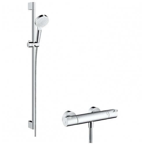 Смеситель для душа Hansgrohe Crometta Vario 27813400 с термостатом Хром