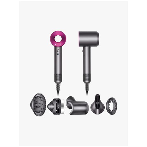 Фен Dyson Supersonic HD07 EU, Nickel/Fuchsia