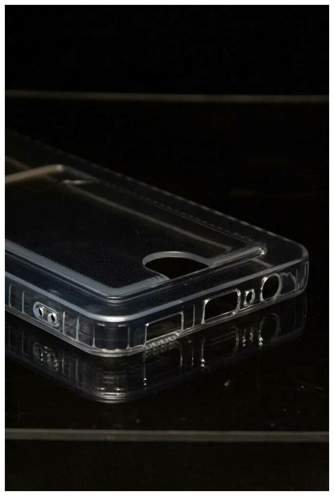 Чехол LuxCase для Samsung Galaxy A12 TPU с картхолдером 1.5mm Transparent 63516 - фото №3