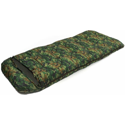 спальный мешок одеяло prival camp bag плюс серый зеленый t extr 5 °с 220х95 молния справа Спальный мешок Prival Camp Comfort XL Winter, до -17°С, 230х90см, камуфляж К4