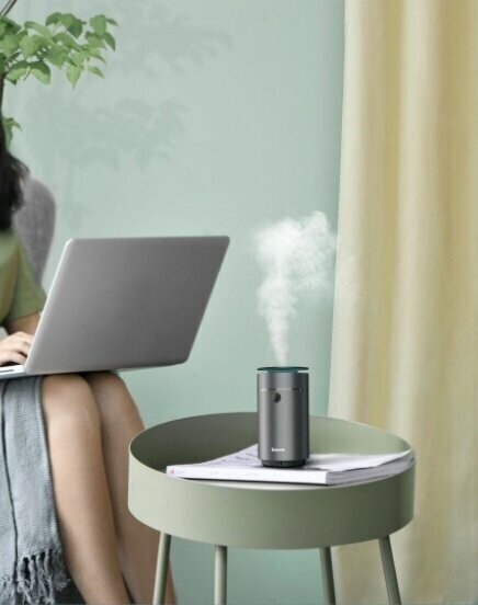 Увлажнитель воздуха с ароматизатором Baseus Time Aromatherapy Machine Humidifier 75 мл Silver (DHSG-0S) - фотография № 11