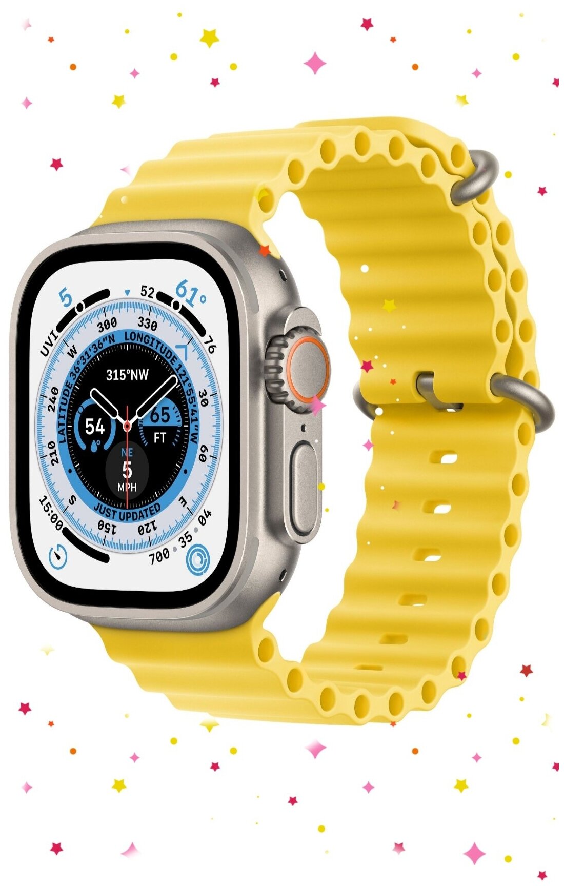 Умные часы Smart Watch Ultra 8 49 mm, оранжевый ремешок (110-175)