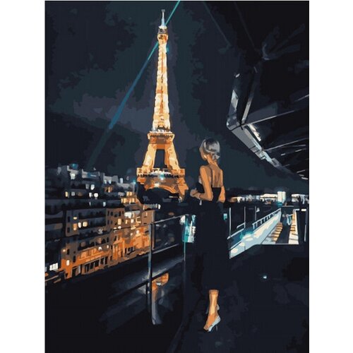 Картина по номерам Мерцающий Париж 40х50 см Hobby Home картина по номерам 000 art hobby home париж 40х50