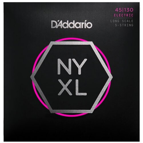D'ADDARIO NYXL45130 - струны для БАС-гитары, Long Scale, Reg Light, 45-130