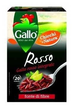 Рис Красный Интеграле "Ризо Галло" (0,500 кг) - фотография № 1