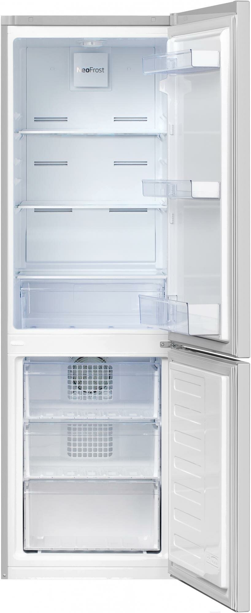 Холодильник Beko RCNK270K20S серебристый, двухкамерный, общий объем 270л, с разморозкой холодильной камеры Total No Frost, с разморозкой морозильной камеры Total No Frost, расположение морозильной камеры: снизу