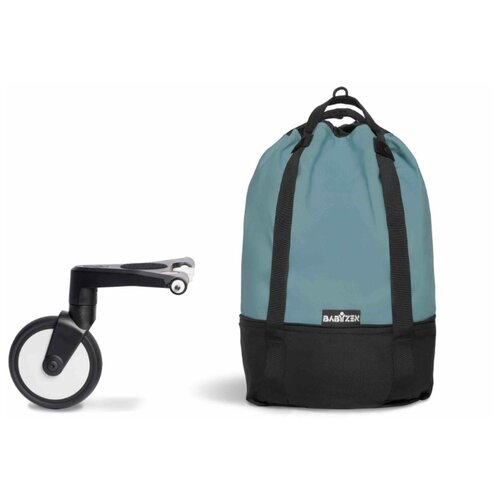 фото Babyzen сумка для коляски yoyo c колесом- платформой, aqua