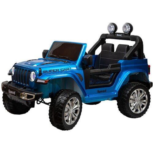 Toyland Jeep Rubicon YEP 5016, синий глянец детский электромобиль джип внедорожник 2wd 12v bettyma bdm0926 jeep black bdm0926 jeep black