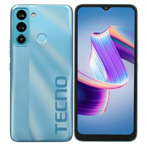 Смартфон TECNO POP 5 LTE 2/32 ГБ, Dual nano SIM, голубой смартфон bq s 5560l trend 5 45 ips 2 sim 1 гб 8 гб 5 мп microsd 2500мач черный