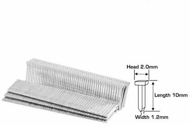 Степлерные гвозди TOTAL THT39103 10мм 1000шт - фотография № 1