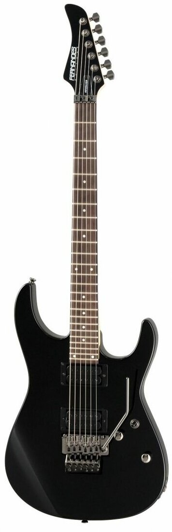 Fernandes RVX08 BLK электрогитара Revolver X, HH, floyd rose, цвет чёрный