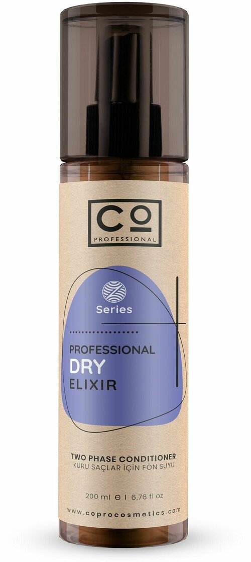 Двухфазный эликсир для сухих волос, термозащита CO PROFESSIONAL Dry Elixir, 200 мл