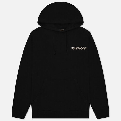 Мужская толстовка Napapijri Quito Hoodie чёрный, Размер S