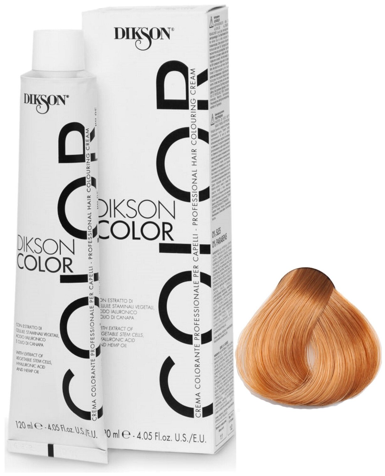 Крем-краска COLOR для окрашивания волос DIKSON 8.3 светло-русый с золотистым оттенком 120 мл