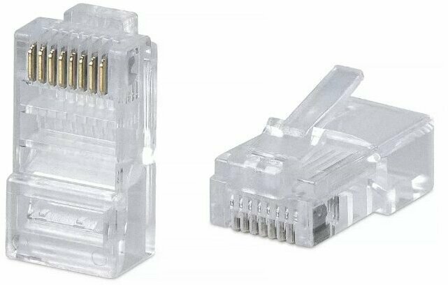 Коннектор RJ45 для витой пары 27шт