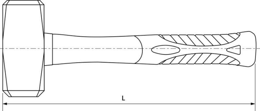 Кувалда тупоносая Thorvik PSH125 - фотография № 4