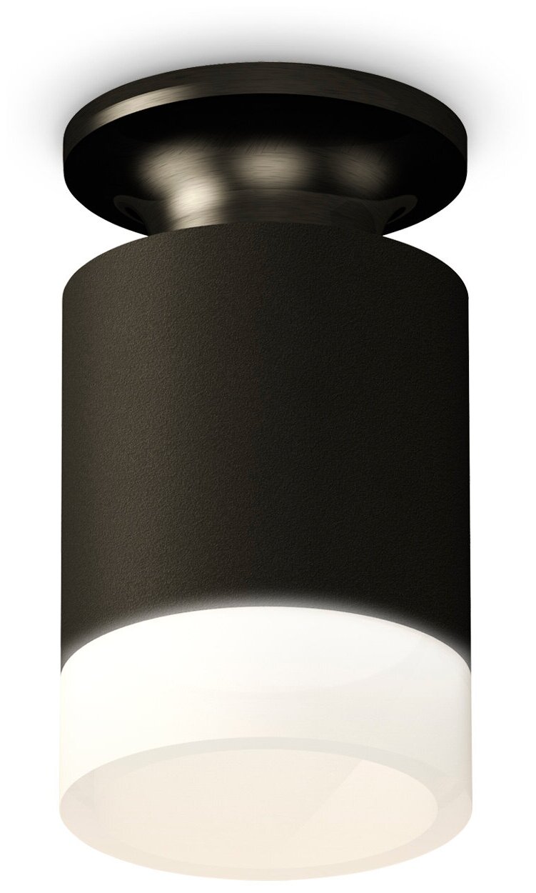 Накладной светильник XS6302111 SBK/PBK/FR черный песок/черный полированный/белый матовый MR16 GU5.3 (N6902, C6302, N6248)