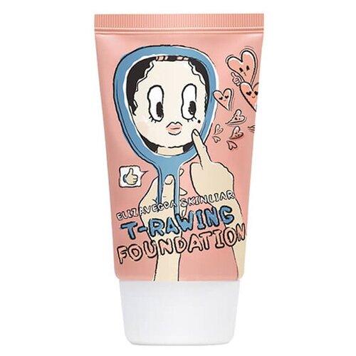 Elizavecca Тональный крем Skin Liar T-Rawing Foundation SPF 50 50 мл50 г оттенок 9 1000₽