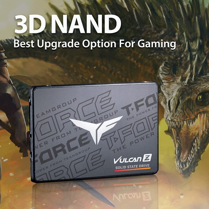 Накопитель SSD Team Group T-FORCE VULCAN Z 480 Gb (T253TZ480G0C101) - фото №3